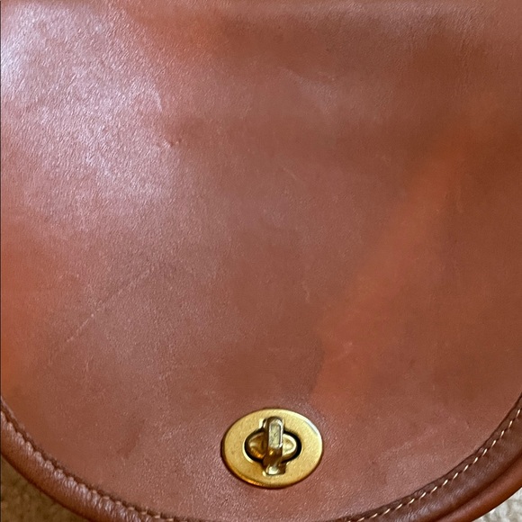 Coach Tan Leather Crossbody Bag - Picture 2 of 8